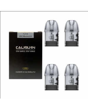 Uwell Caliburn A2S Cartridge 2ml (Side Refilling) 4PCS/Pack
