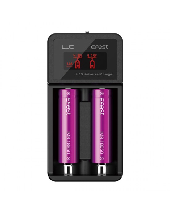 Efest LUC V2 charger with AU plug car charger powerbank feature