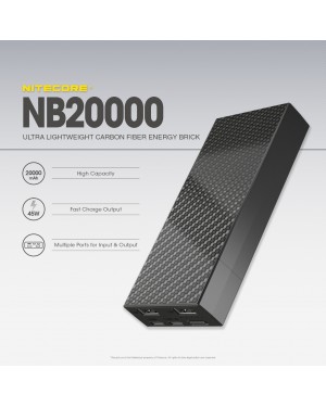 NITECORE NB20000 20000mAh Lightweight Power Bank