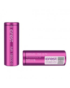Efest 18500 1000mAh 15A rechargeable battery 
