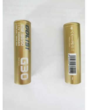 Golisi G30 18650 3000mAh 20A rechargeable battery