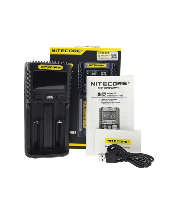 Nitecore UMS2 3A USB Charger