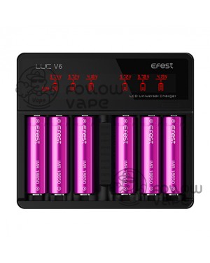 Efest LUC V6 with AU plug car charger powerbank feature